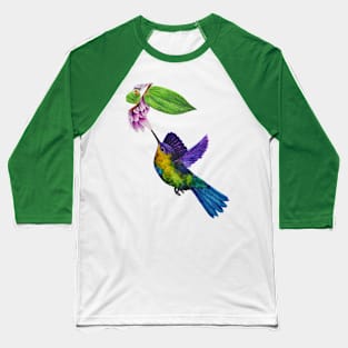 Colorful Hummingbird Baseball T-Shirt